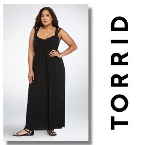 Torrid Cross Strap Maxi Dress